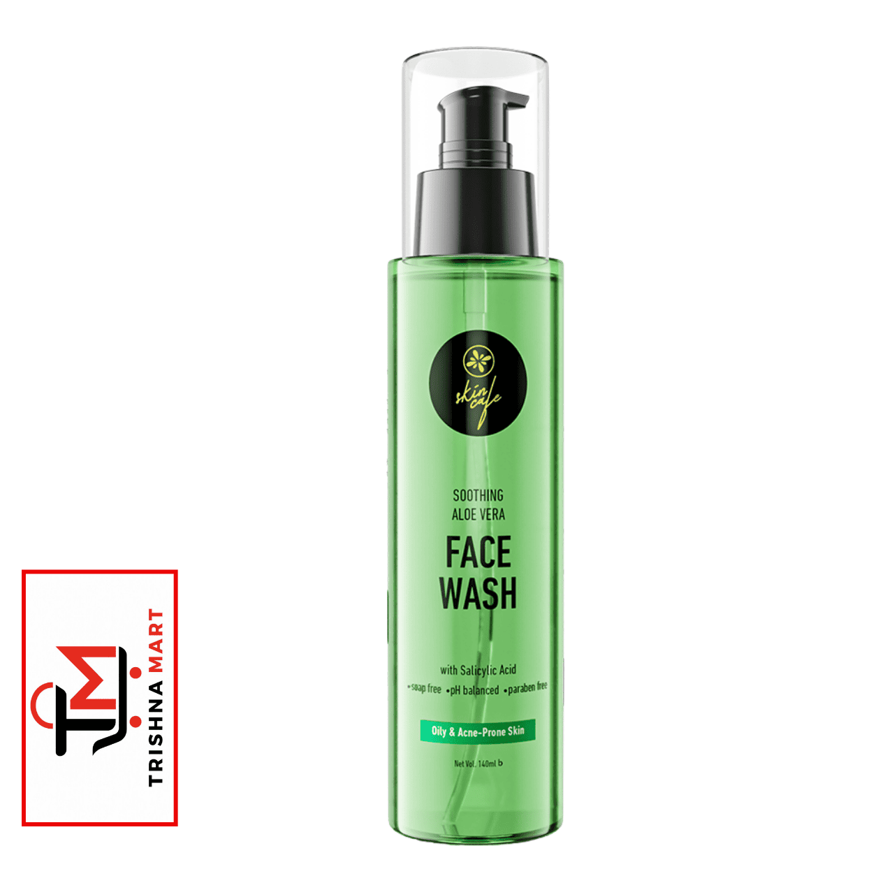 Skin Cafe Soothing Aloe Vera Facewash with Salicylic Acid – 140ml