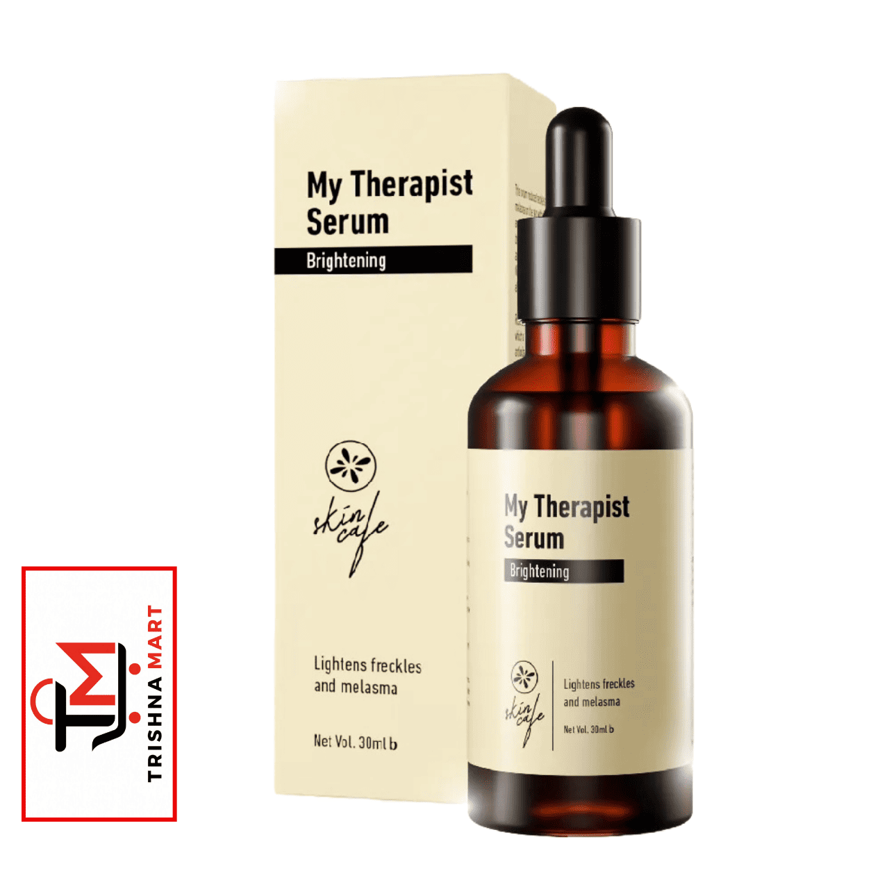 Skin Cafe My Therapist Serum (Brightening) Lightens Freckles and Melasma – 30ml
